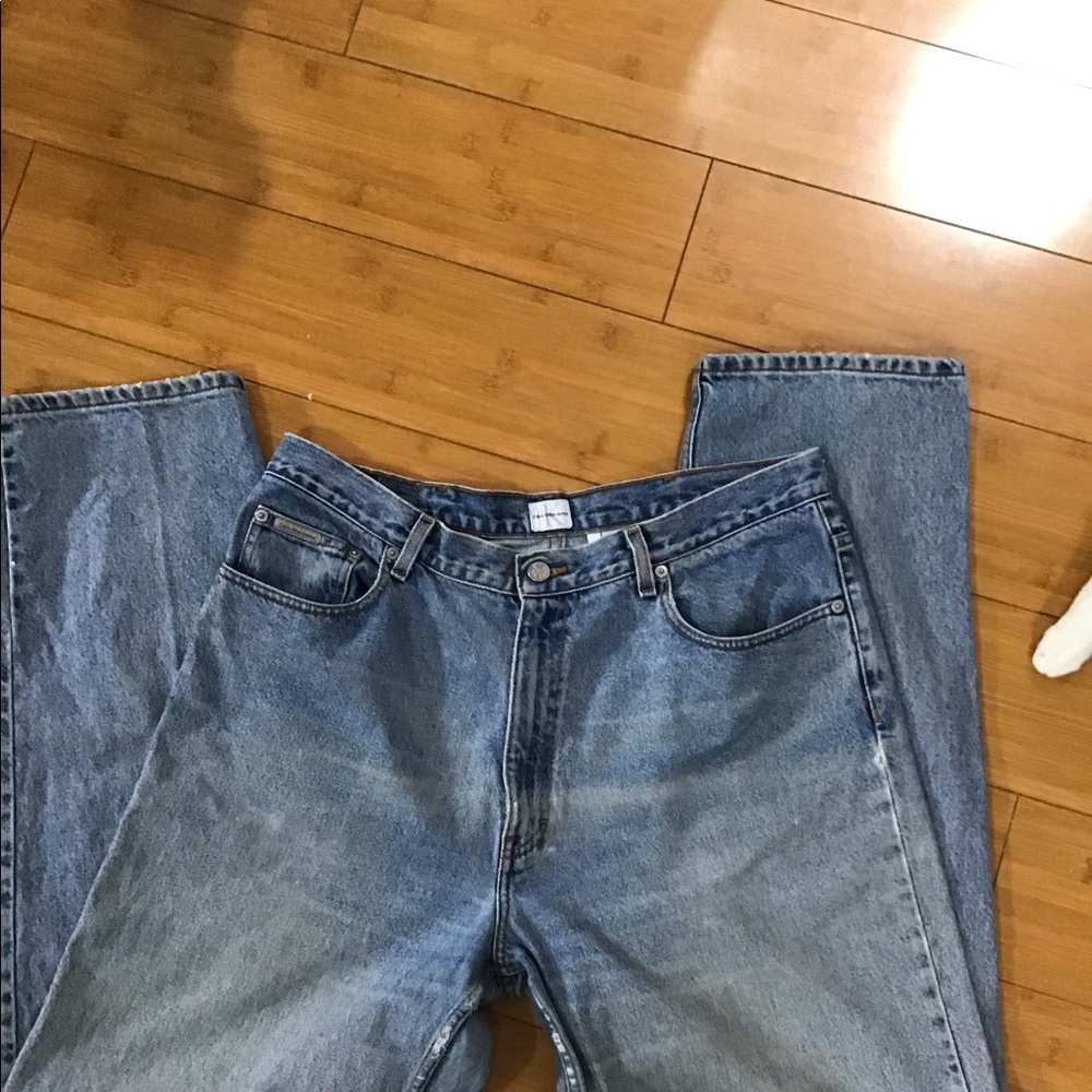 JEANS CALVIN KLEIN  WAIST 36” LENGTH 34”